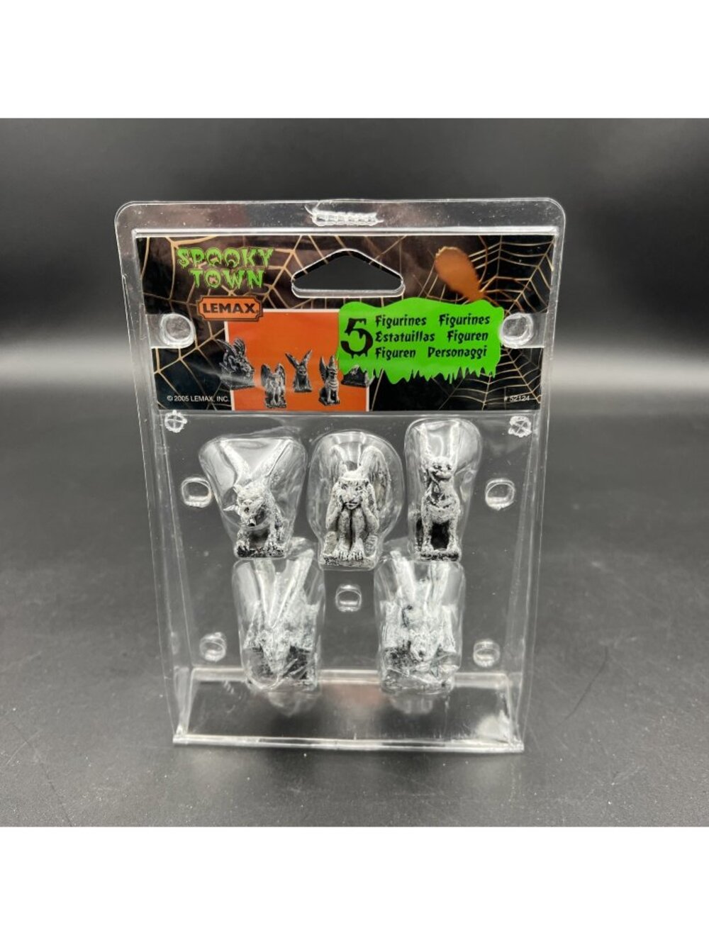 Lemax 52124 GARGOYLES Spooky Town Figurine Halloween Village - Set Of 5